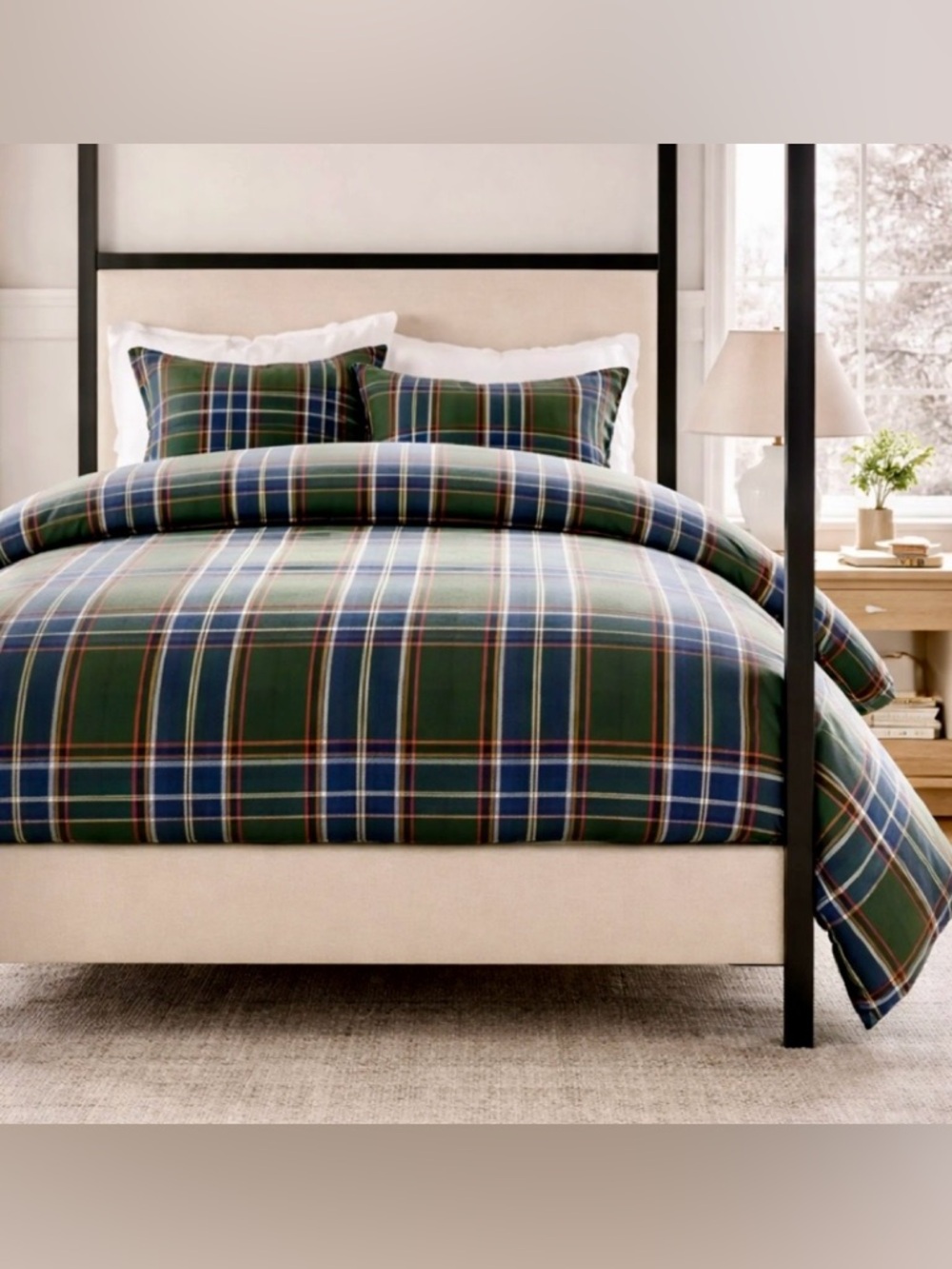 Pottery Barn Tartan/Plaid Duvet